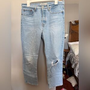 Signature by Levi Strauss Light Blue Straight Leg Jeans